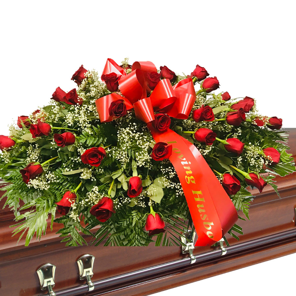 Flower Delivery Florist Funeral Sympathy Naples Forever Casket Spray