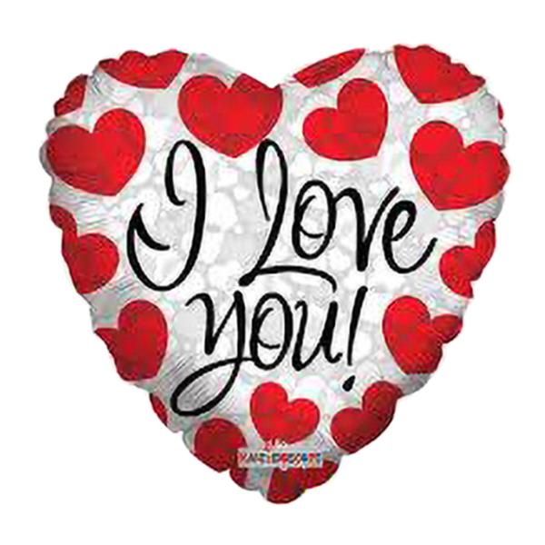 Flower Delivery Florist Same Day Naples 55 I Love You Heart Balloon.Jpg