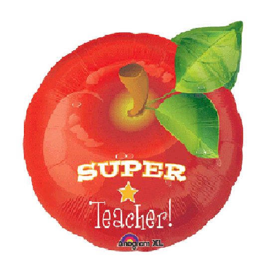 Flower Delivery Florist Same Day Naples 58 Super Teacher Apple Balloon.Gif